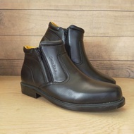 Polo Leather Men's Mid Cut Zip Formal Shoes