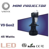 Vinyx V9 Pro Gen 2 45 Watt Mini Projector H4 Mini Projector Lens Led Lamp