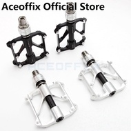 Aceoffix for Brompton Pedal Ti Axis 3 Bearing Titanium Alloy Double Quick Release Pedal MKS for Brompton 412 Folding Bike Pedal PD069