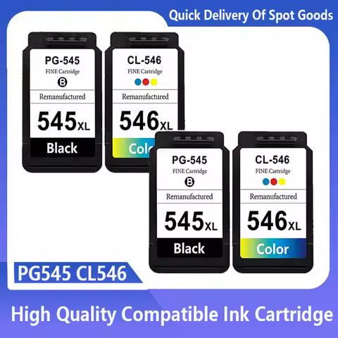 545XL 546 XL Ink Cartridge Replacement For Canon PG545 PG 545 For Canon Pixma IP2800 IP2850 MG2400 M