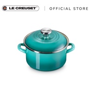 หม้ออินาเมลทรงกลม20ซม. สีBleu Riviera 20cm Casserole SS Knob Bleu Riviera