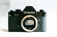 【悠悠山河】 稀有 西德製 Rolle 原廠 純機械相機--Rollei Rolleiflex SL 35 黑 測光正常