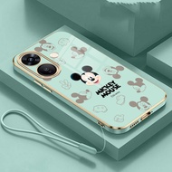 VIVO V60 Lite 5G Vivo V60Lite Cute Mickey Family Case Mobile Casing Cartoon Design Glossy Soft Back 