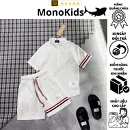Th0m boys' shorts set mixed with Korean style trim 10-40kg_monokids.official