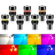 2pcs T10 12V-24V W5W LED Bulb Super Bright 3014 3030 Chips 18SMD 194 168 White Parking Light Car Roo