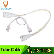 CANMEIJIA 2/3 Pins T8/T5 LED Tube Wire Connector 30cm/50cm
