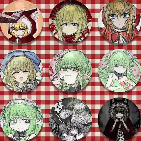 Game Black Souls Anime 25mm 75mm 44mm 58mm 32m Brooches Badges Pins for Accessories