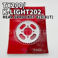 KEEWAY K-LIGHT202 REAR SPROCKET 428 (41T) KLIGHT 202 K LIGHT 202