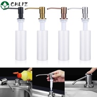 CHLIZ Sink Soap Dispenser Pump Detergent Stainless Steel Bathroom Accessories