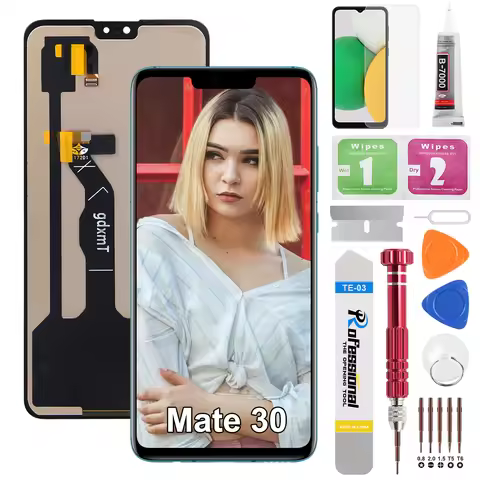 TFT For Huawei Mate 30 LCD Display Touch Screen Digitizer Assembly Replacement for TAS-L09 TAS-TL00