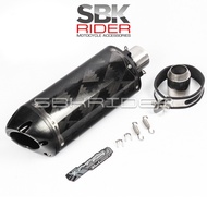 51mm Motorcycle Exhaust Muffler Two Brothers Exhaust CNC Aluminium Alloy Carbon Fiber Muffler