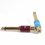 Musichouse 6.35mm Mono Plug PL55 to RCA socket