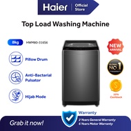 Haier 8kg Hijab mode Top load Washing Machine / Washer / 洗衣机 HWM80-316S6