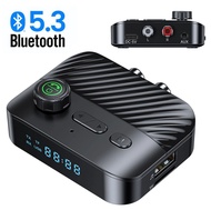 อะแดปเตอร์เสียงไร้สาย Bluetooth 5.3 เครื่องส่งสัญญาณเสียง RCA / AUX / TF Card / U Disk สําหรับหูฟัง / ลําโพง / ทีวี / PC / รถยนต์
