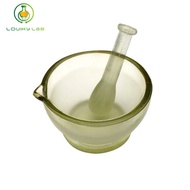 60 - 150mm Glass Mortar with Pestle Lab Chemical Supplies Thick Glass Grinder for Laboratory Kitchen