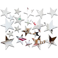 sale Promotion! 3D Sticker 20 X Star Art Mirror Wall Sticker Surface Decal Home Room DIY Art Decor (