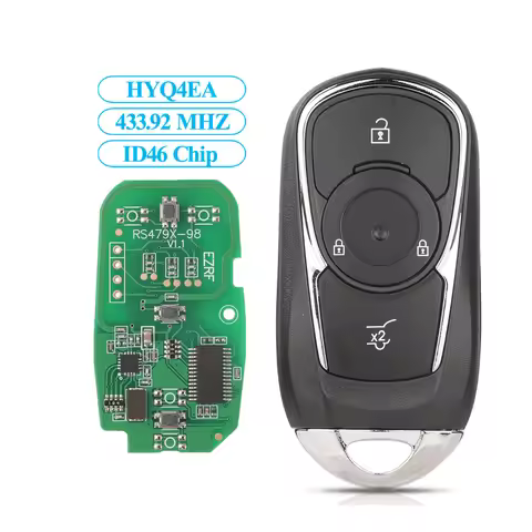 Jingyuqin New 3 Buttons HYQ4EA Remote Car Key Fob 433.92MHz ID46 Chip For Opel Astra K Insignia 2016