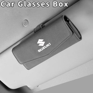 Car Sun Visor Glasses Box for Suzuki Ertiga Swift XL7 SX4 Alto Jimny GSX R150 gn125 gn250 Sunshades 