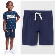 POPMYWEAR HM NAVY BOYS' SHORTS SZ 1.5-2Y BOYS' CHINO SHORTS/