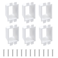 6 Pcs BE1-2 Electrical Outlet Box Extenders, Electrical Box Extender, 1 Gang Power Outlet Box Extend