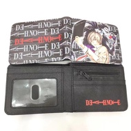 HAG6 Anime Wallet Birthday Gift Men Wallet Student Wallet Death Notes Night God Moon Mihai Sand Wall