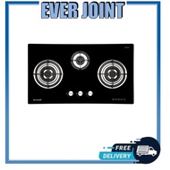 Brandt TG2293BBL || TG2293BBP [90cm] Black Glass Gas Hob - Battery Ignition