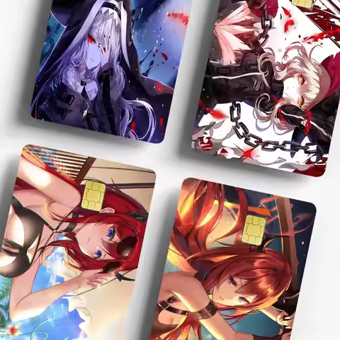 Arknights Diy Credit Debit Card Sticker Party Sticker Decoration Waterproof Small Chip Card Skin Sti