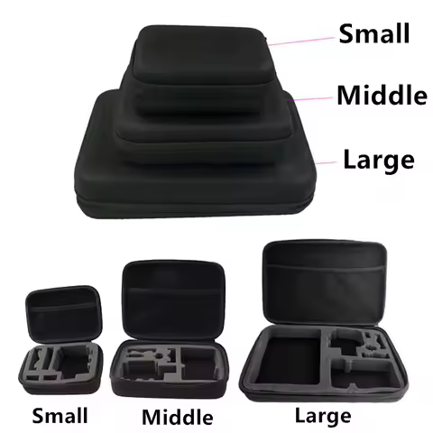 Storage Bag Case Accessories Portable Carrying Case for Gopro Hero 12 11 10 9 8 7 6 5 SJCAM AKASO EK