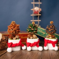 【聖誕裝飾x交換禮物】 迷你松果聖誕樹