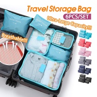 6Pcs Travel Packing Cube Set Durable Organiser Travel Compression Bag Duffel Bag for Travel Accessories