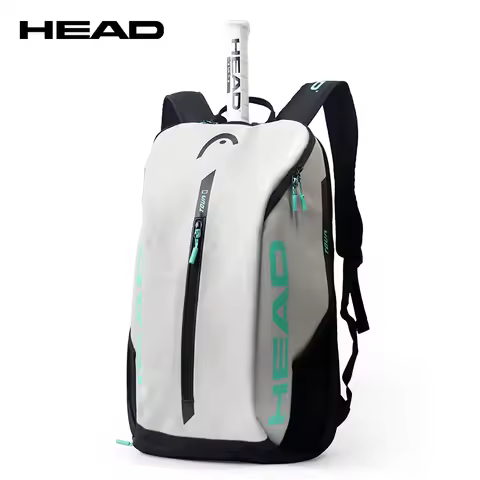 HEAD Tour Black Capacity for 2 Rackets Shoulder Tennis Sports Racket Bag Court Bag With Shoes Compar