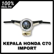 KEPALA HONDA C70 BATOK HONDA C70 KOMPLIT ATAS BAWAH IMPORT SET LAMPU DAYMEKER DAN SPEDOMETER