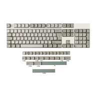 【MirthLane】 133 MA Dye Sub 9009 PBT German French QWERTZ AZERTY Keycap Mac Style For MX Mechanical K