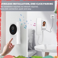 Wireless 3.5-Inch IPS Baby Monitor with Camera, 2-Way Audio, IP44 Waterproof Night Vision for Home