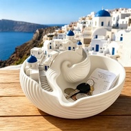 JJ* Desktop Organiser for Nightstand Conch Bowl For Keys Jewelry And Candy Home Organization Supplie