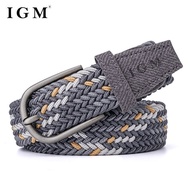 Any Trendy Canvas Pants with Belt for Men Elastic Buckle Belt for Men Elastic Student Belt Young Peo