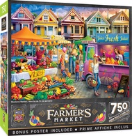 750 Piece Jigsaw Puzzle for Adults, Family, Or Youth - Weekend Market - 18"x24"