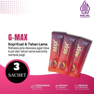 GMAX Minuman Kopi Gingseng Stamina Pria Tahan Lebih Lama Original BPOM Halal - GMAX Kopi Gingseng De