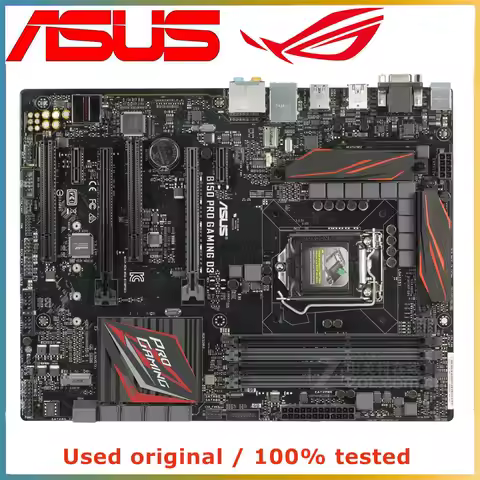 For ASUS B150 PRO GAMING D3 DDR3 Motherboard 64GB LGA 1151 DDR3 ATX B150 Mainboard