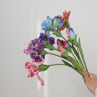 2 Heads Premium Luxe Iris Flower EVA Home Office Wedding Decorations|Bunga Premium Perkahwinan