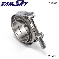 TANSKY Universal Upgraded 2.0" V-band clamp fit all style exhaust system TK-VKG20