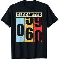 Oldometer 59-60 Funny 60Th Birthday Odometer Gift Oldometer Gift Unisex T-Shirt