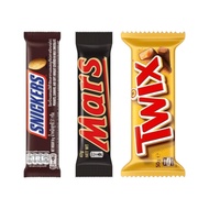 [แพ็กสุดคุ้ม] Twix แท่งคู่ 50 กรัม 1 ชิ้น+MARS 47 กรัม 1 ชิ้น+Snickers 51 กรัม 1 ชิ้น