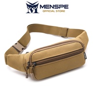 MENSPE Sports Waist Bag Fashion Men Bag Men Chest Bag Shoulder Bag Sports Bag Waterproof Oxford Runn