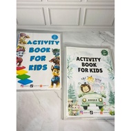 Activity Book for Kids Wipe & Clean | My First Educational Activity Book for Children 3 4 5 Years Ol