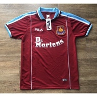 West Ham Home Retro Soccer Jersey 1999