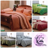 JESSICA 6 ฟุต 5ฟุต (ไม่รวมนวม) รุ่น J 300 เส้น ชุดเครื่องนอน wonderful bedding bed ชุดที่นอน ชุดผ้าป