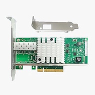 10G PCIE x8/x16 Ethernet Network Adapter Compatible Intel X520-DA1 82599EN Chip,Single SFP+ Port LAN