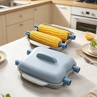 Bekas Kukus Jagung🌽 Corn Steamer 1pc 3 Warna PP Gred Makanan Tahan Panas Alat Dapur Praktikal Untuk 
