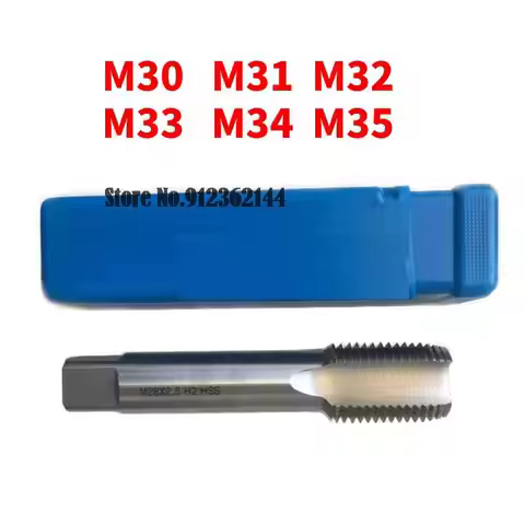 M30 M31 M32 M33 M34 M35 Right / Left teeth = 1.0 1.5 2.0 3.0 3.5mm HSS Machine tap Processing: steel